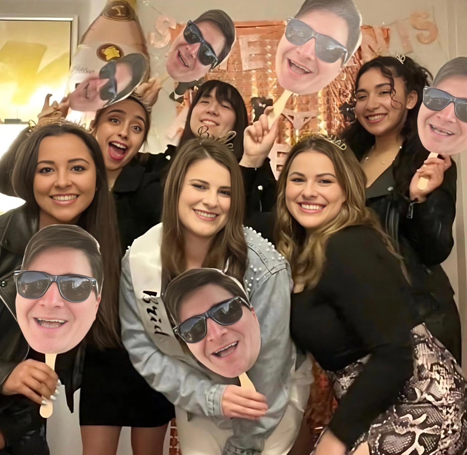 Face Stick, Face on a Stick Prop, Photo Face Stick, Big Head on a Stick ...