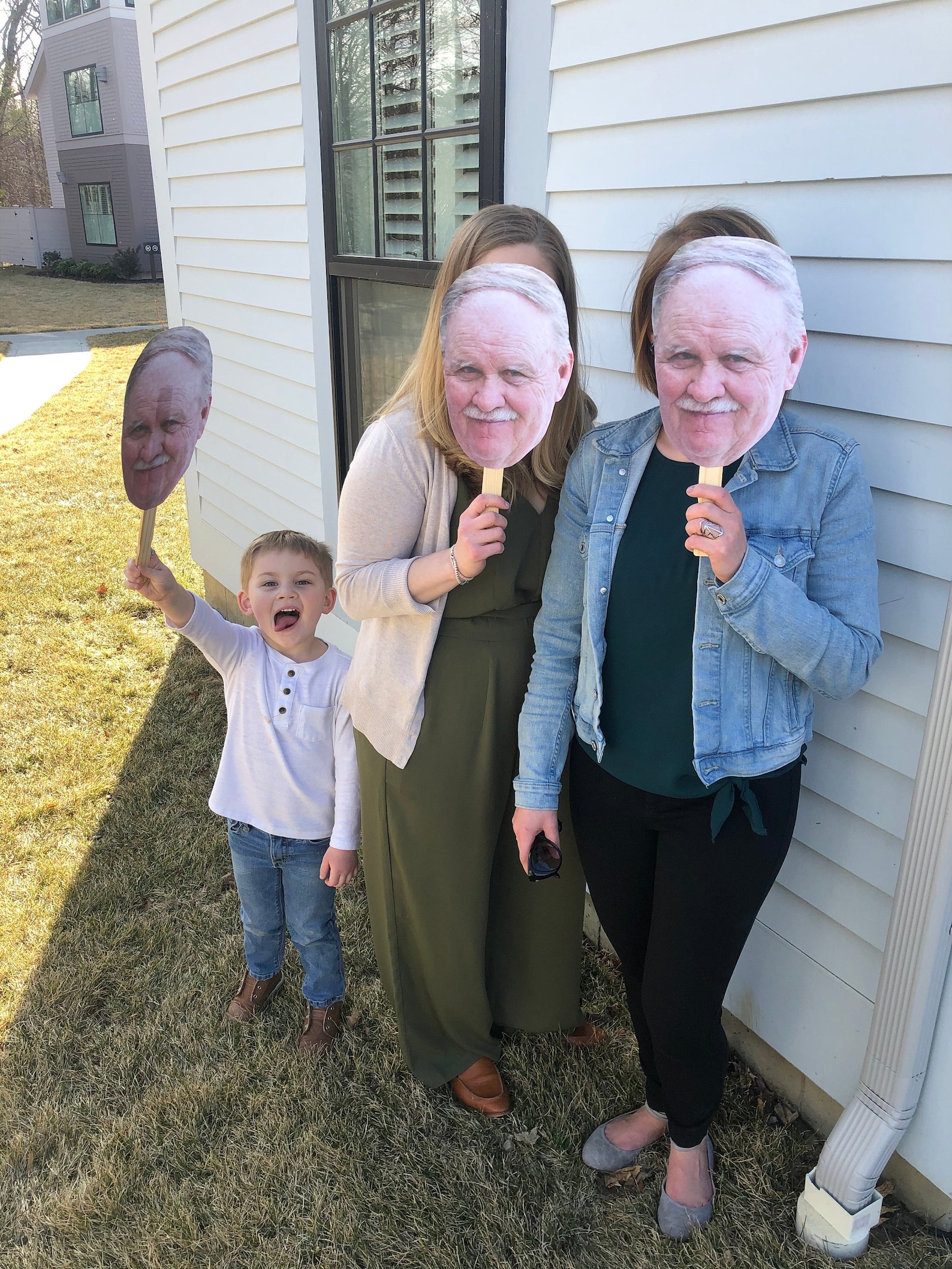 Face Stick, Face on a Stick Prop, Photo Face Stick, Big Head on a Stick, BIG Photo Face Stick