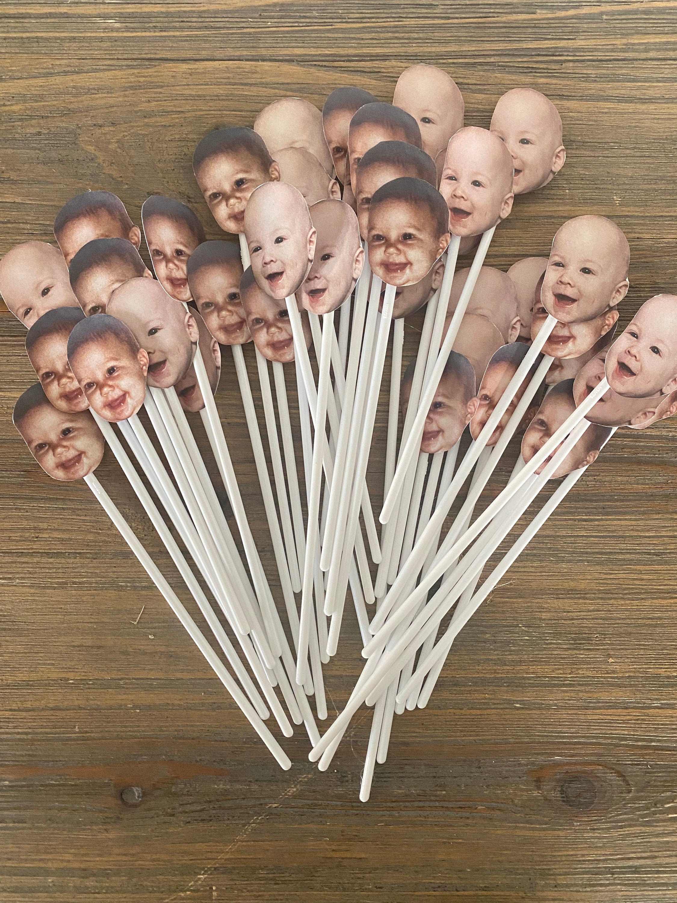 Personalized Face Stir Sticks Drink Stir Swizzle Sticks Etsy