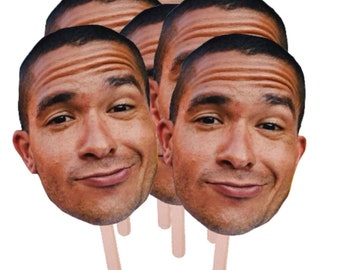 Personalized Face on a Stick Digital File