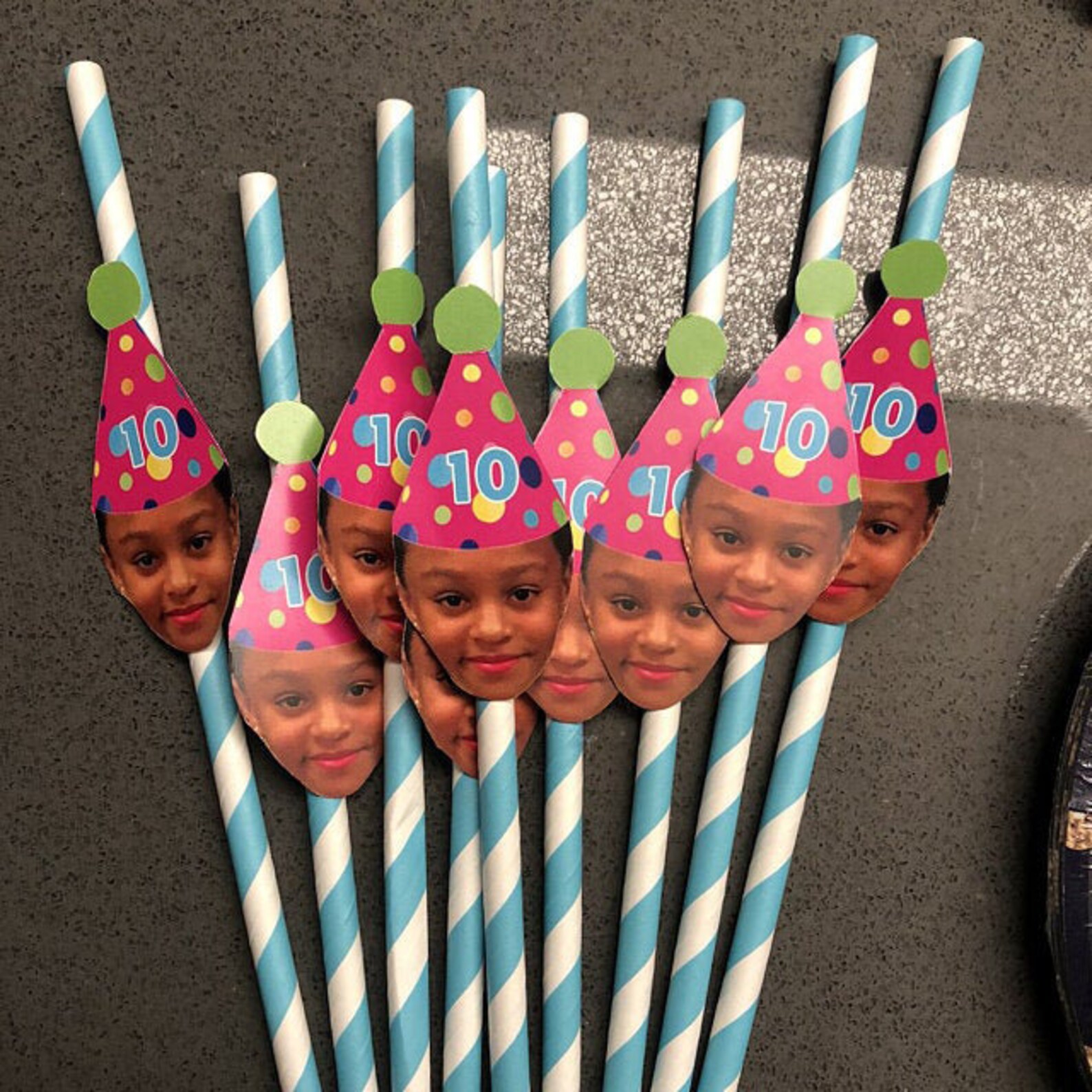 Custom Face Straws Personalized Face Party Straws Etsy