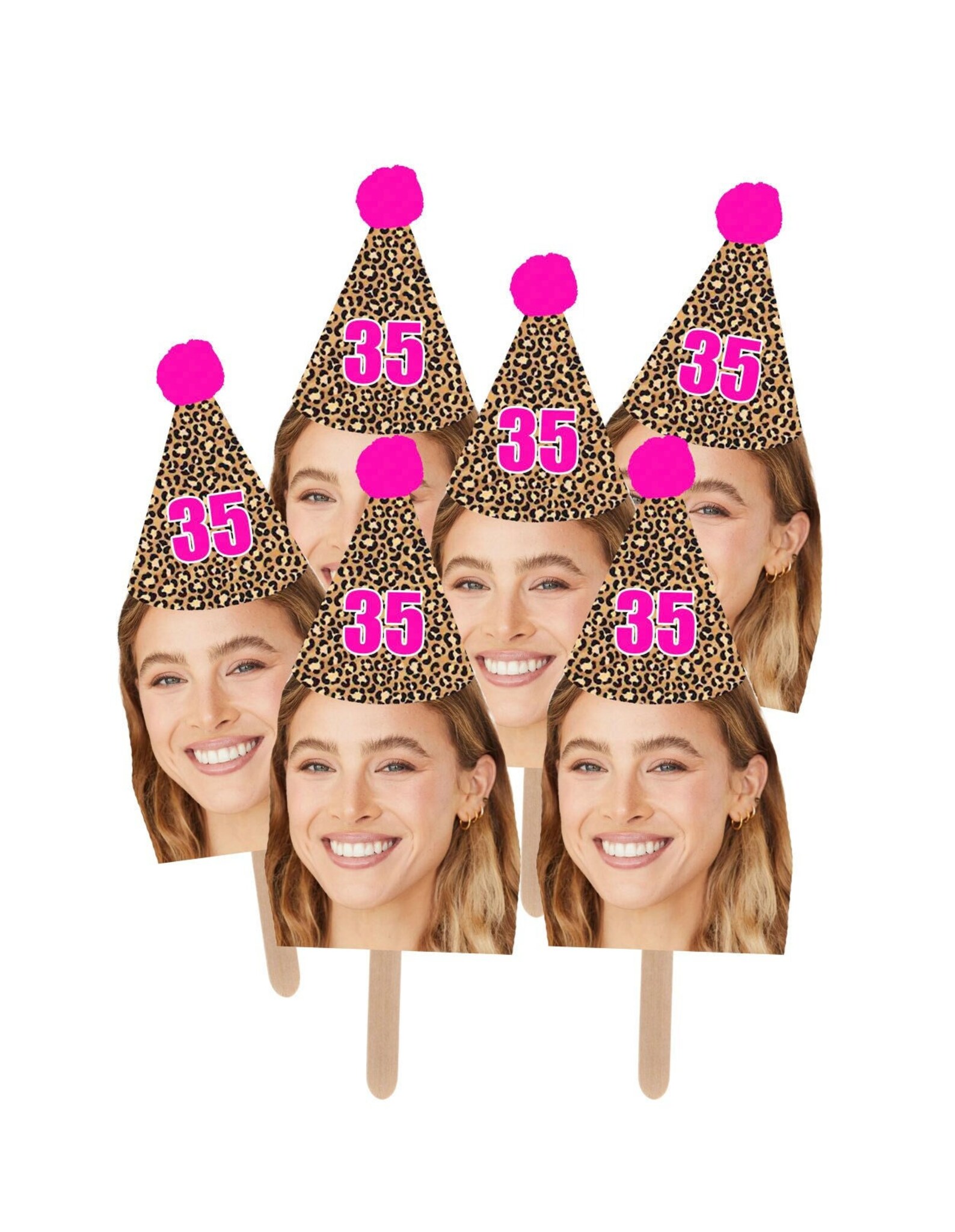 Personalized Face Stick Face on a Stick Prop Photo Face Etsy