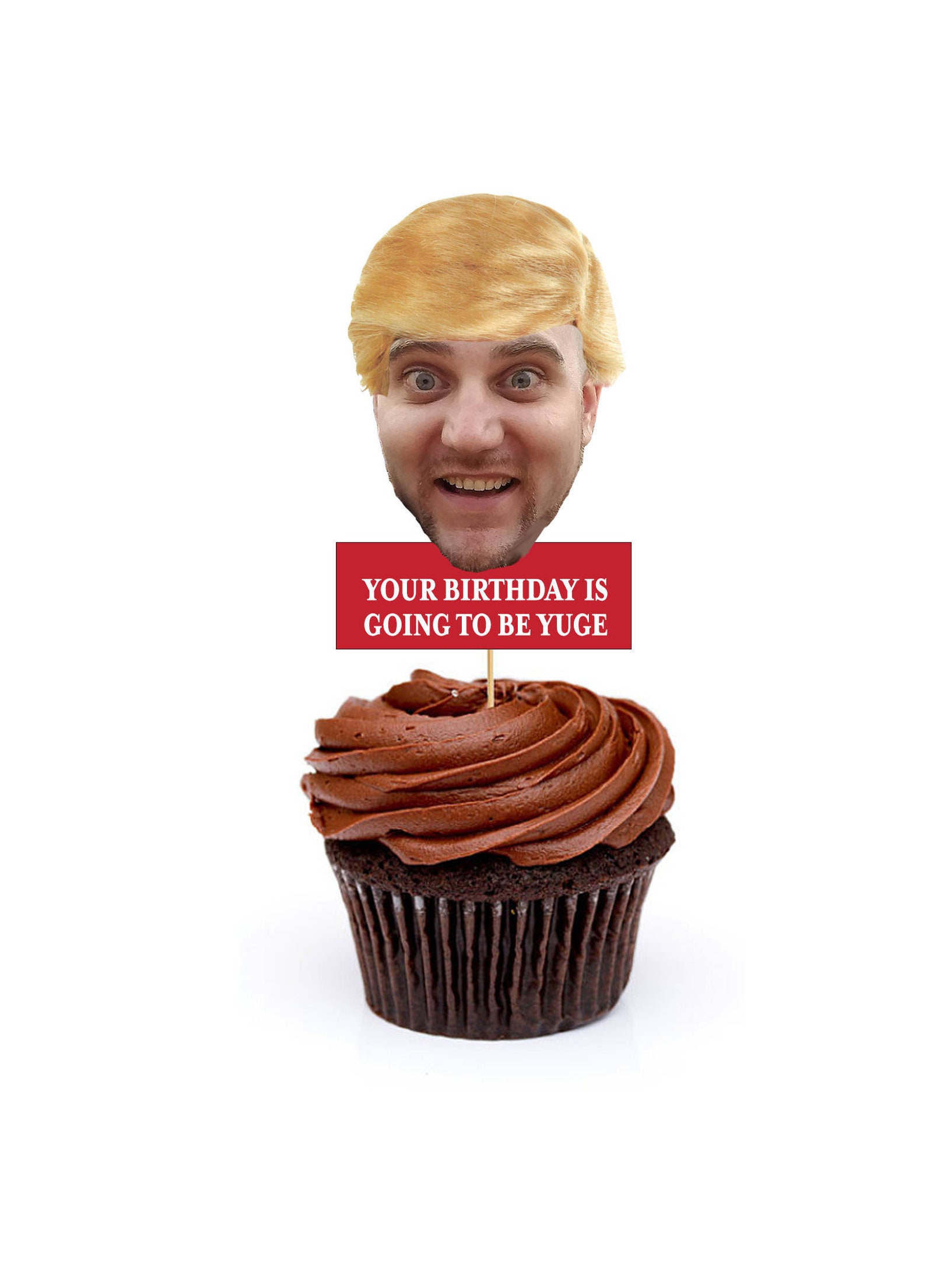 Donald Trump Cupcake Toppers Make Your Birthday Great Again | Etsy