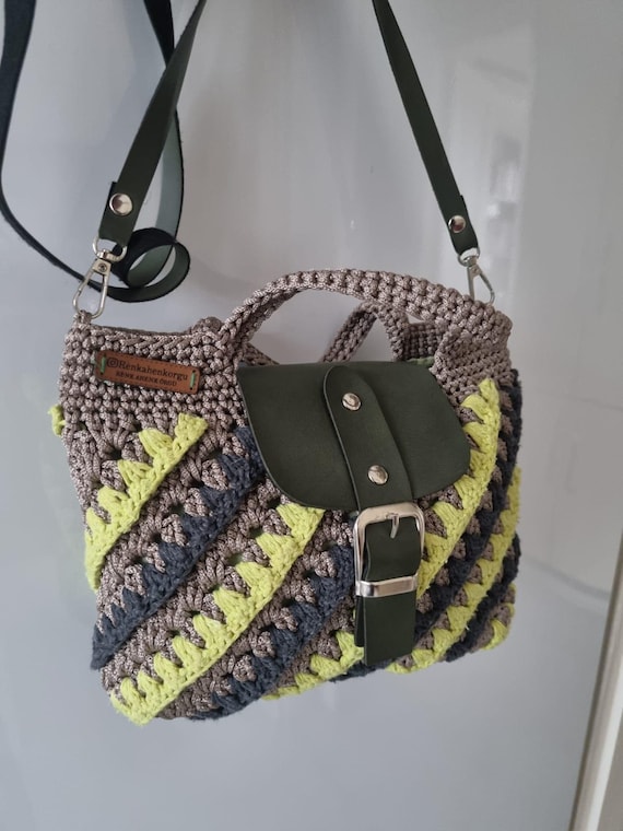 HandwovenMacrameMiniCrossbodyBag:BohoBeachPurse,BohoEverydayShoulderPurse,HandwovenMacrameMiniCrossbodyBag,BohoDesign,MiniMacrameShoulderBag