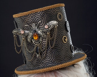 Queen Bee Steampunk Top Hat