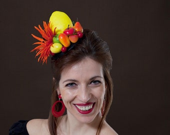 Fruity Fascinator, Tropical Hat