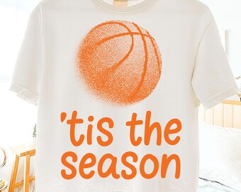 ¡Es la temporada SVG! Diseño de camiseta de baloncesto retro PNG (Descarga digital)
