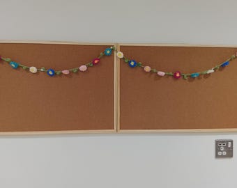 Crochet Flower Garland