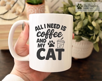 Funny Cat Coffee Mug: Gift for Cat Lovers