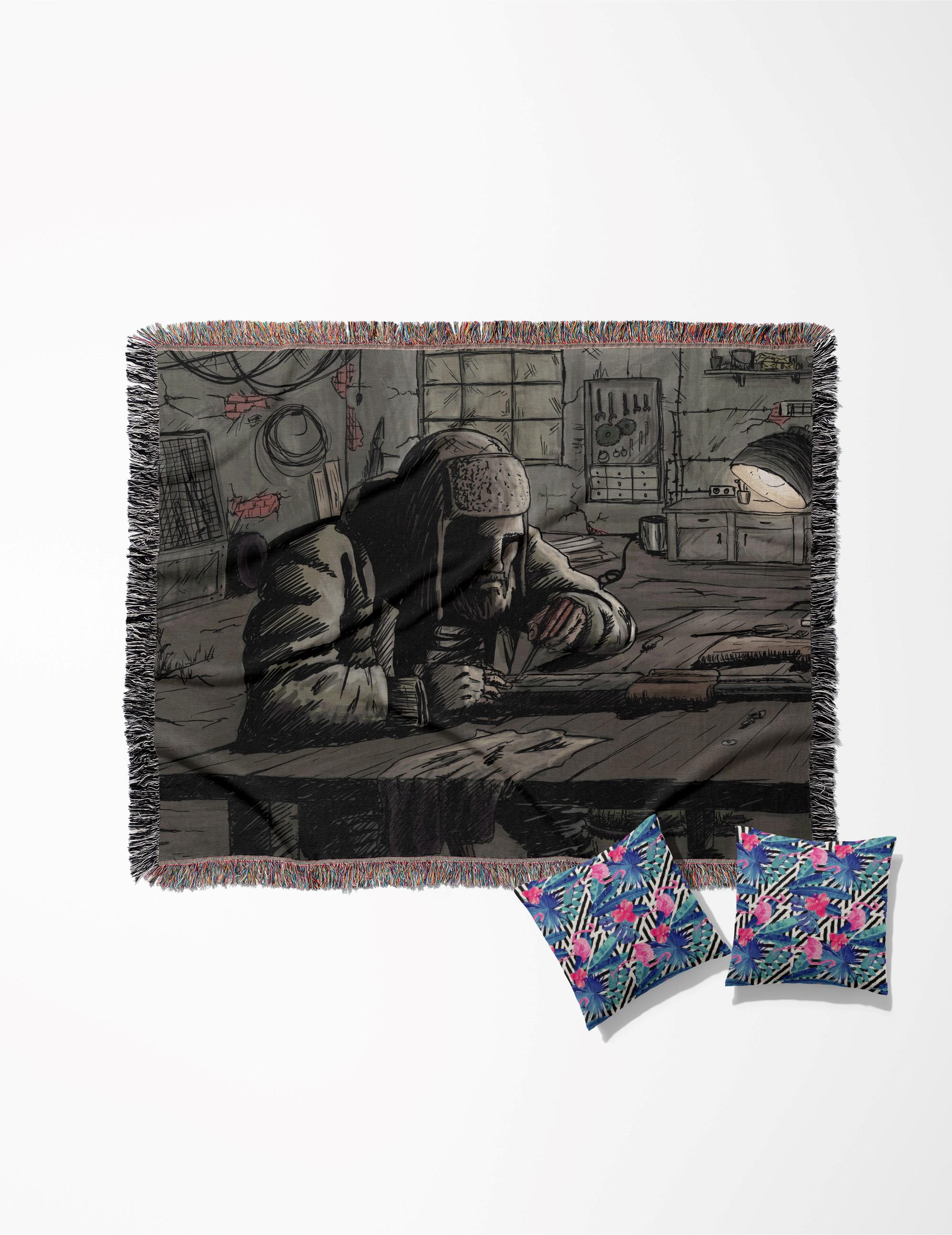 Escape From Tarkov Woven Blanket, Wall Tapestry, Throw, Home Decor