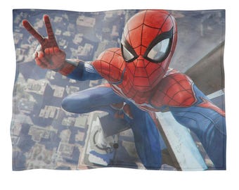Spider-Man blanket, Spiderman fleece throw, home decor