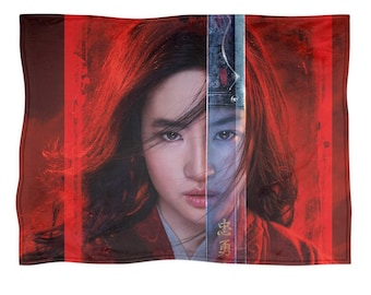 Mulan blanket, fleece throw, home decor