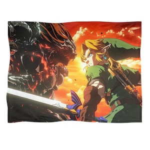 The Legend of Zelda blanket, fleece throw, home decor