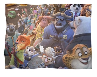 Coperta Zootropolis, coperta in pile, arredamento per la casa