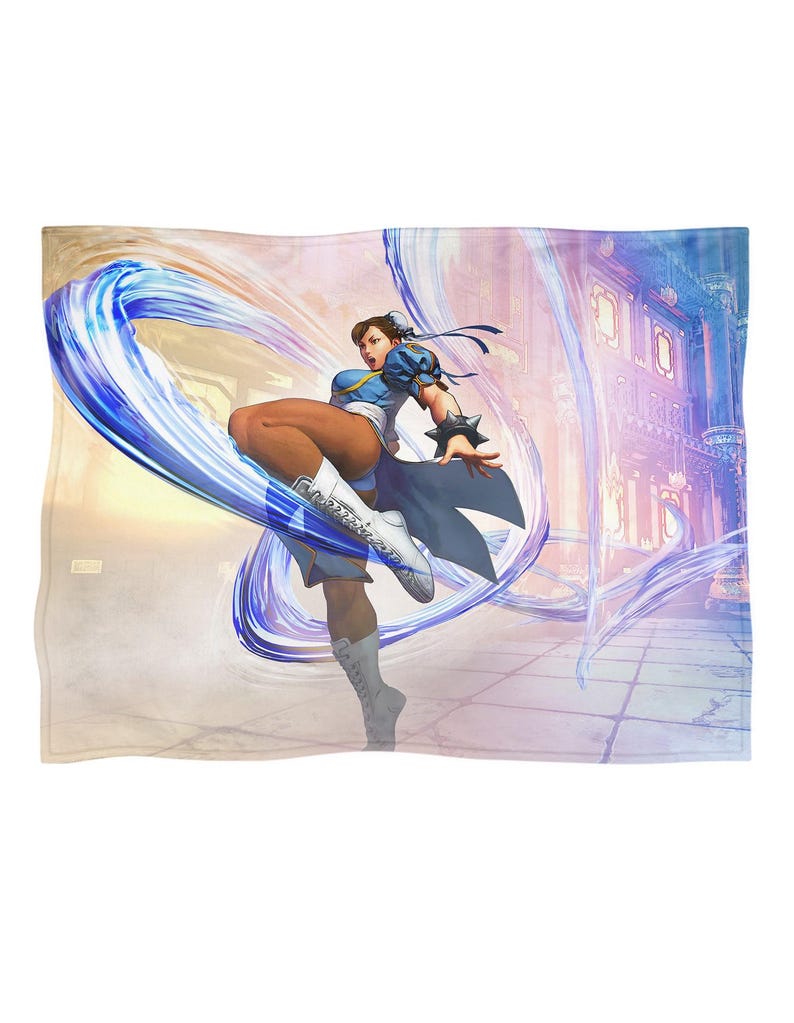 Street Fighter Chun-li Blanket, Fleece Throw, Home Decor - Etsy