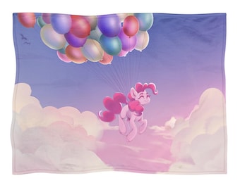 Manta de My Little Pony, manta polar de Pinkie Pie, decoración del hogar, ropa de cama