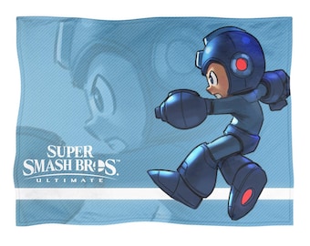 Mega Man blanket, fleece throw, home decor