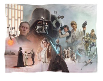 Star Wars Fleecedecke, Epic Saga, alte Star Wars Fleecedecke, Wohndekor