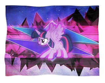 Manta de My Little Pony, manta polar de Twilight Sparkle, decoración del hogar, ropa de cama