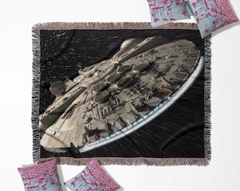 Star Wars - Millenium Falcon Woven blanket, wall tapestry, throw