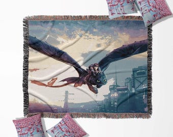 トゥースレス ドラゴン テール ブランケット | ヒックとドラゴン