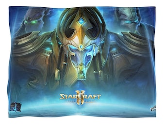 Manta de StarCraft II Legacy of the Void, manta de forro polar, decoración del hogar