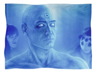 Watchmen - Doctor Manhattan blanket, fleece throw, home decor