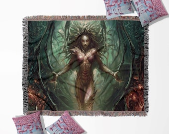 Starcraft Woven blanket, Sarah Kerrigan wall tapestry, throw