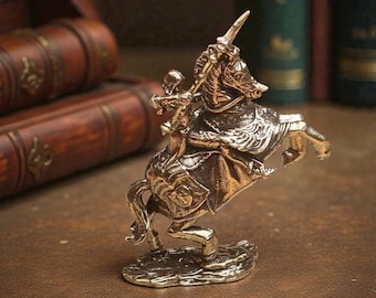 ヴィンテージ騎士馬の置物、中世の装飾 - Etsy 日本
