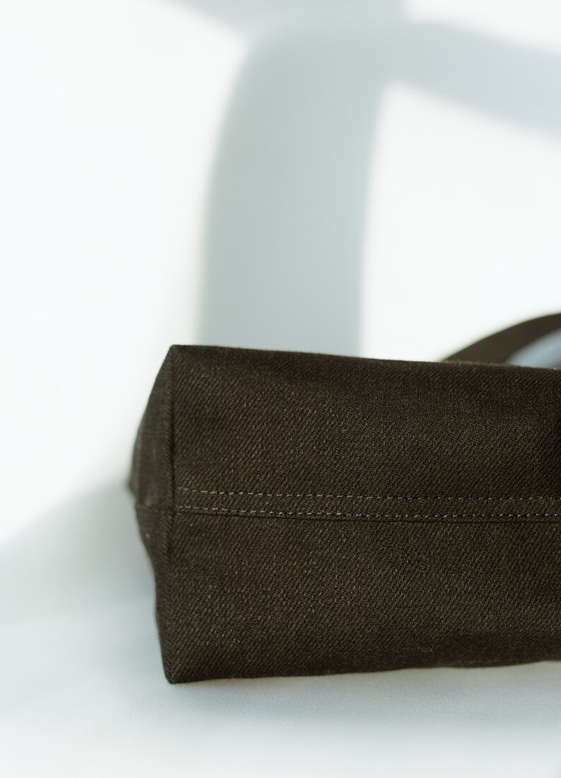 Heavyweight Black Cotton Canvas Carry All Tote Bag You Are What You Create Freerange Baby Re-usable Grocery Bag Avocado Embroidery