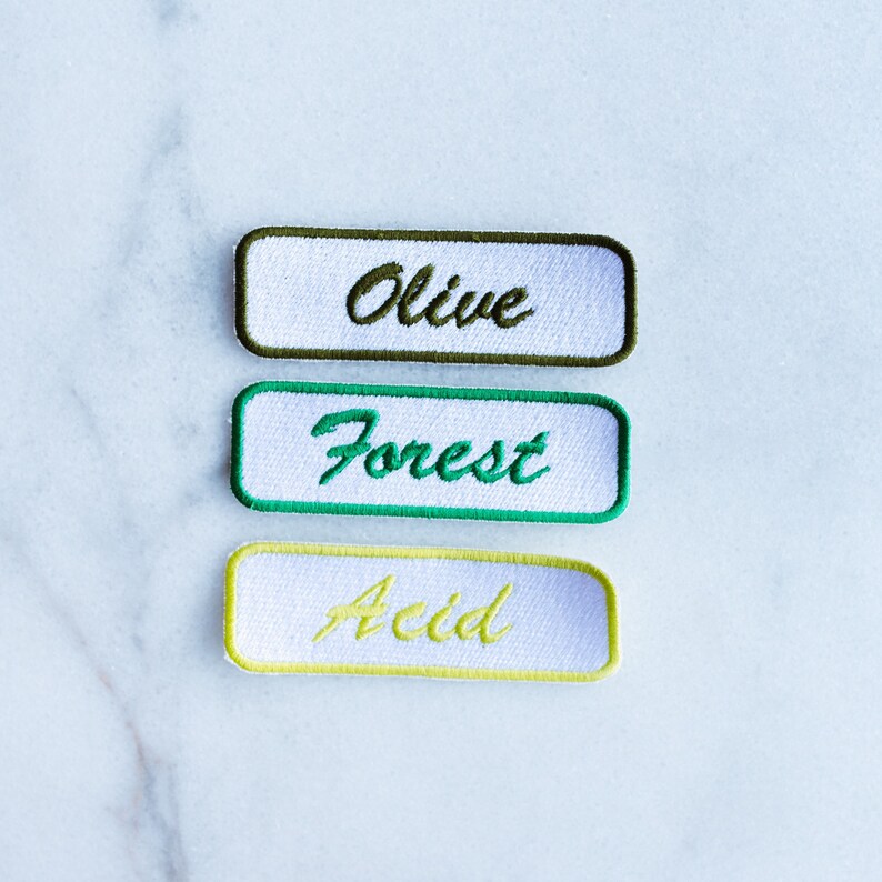 Custom Mechanic Name Patch Name Tag Patch Personalized | Etsy