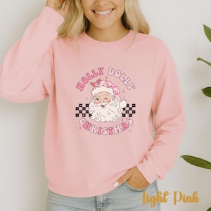Holly Dolly Christmas Crewneck Long Sleeve