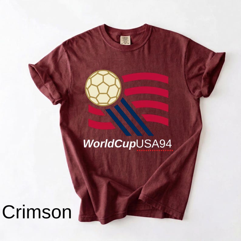Vintage World Cup USA 94 Shirt Comfort Colors, Retro Soccer Tee, 90s Football Graphic Tee, USA Soccer Fan Shirt, WorldCup94 Tee