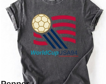 Vintage USA 94 Shirt, World Cup 1994 Tee, Soccer Fan Retro Football Top Vintage Soccer, USA Soccer Apparel, 90s shirt Classic Soccer Logo