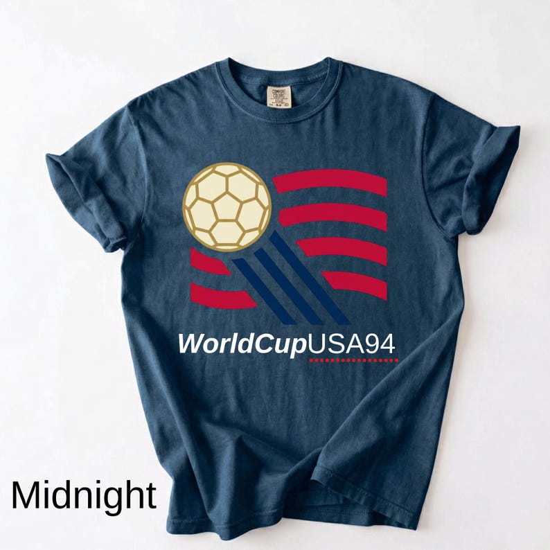 Vintage World Cup USA 94 Shirt Comfort Colors, Retro Soccer Tee, 90s Football Graphic Tee, USA Soccer Fan Shirt, WorldCup94 Tee
