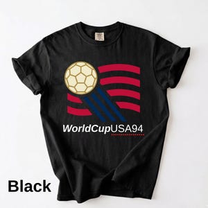 Vintage World Cup USA 94 Shirt Comfort Colors, Retro Soccer Tee, 90s Football Graphic Tee, USA Soccer Fan Shirt, WorldCup94 Tee