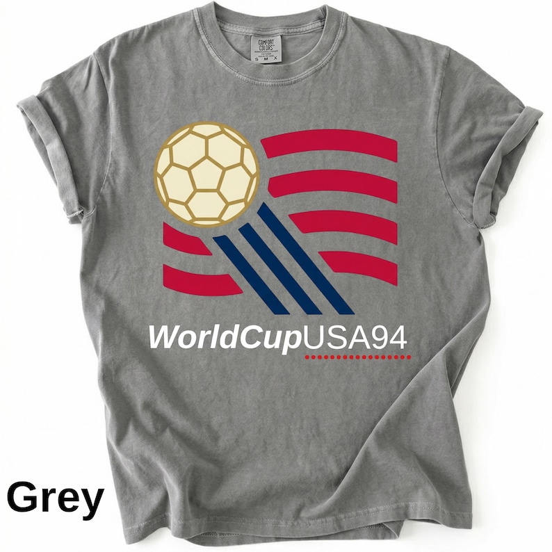 Vintage World Cup USA 94 Shirt Comfort Colors, Retro Soccer Tee, 90s Football Graphic Tee, USA Soccer Fan Shirt, WorldCup94 Tee