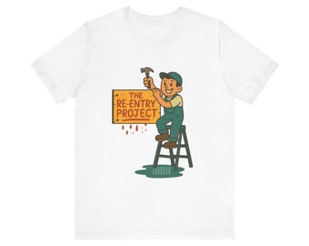 Camisetas unisex del Proyecto de Reingreso: ropa informal, ideal para eventos comunitarios, recaudación de fondos, salidas de verano e ideas de regalo.