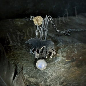 Wolf Moon Necklace - Lilith