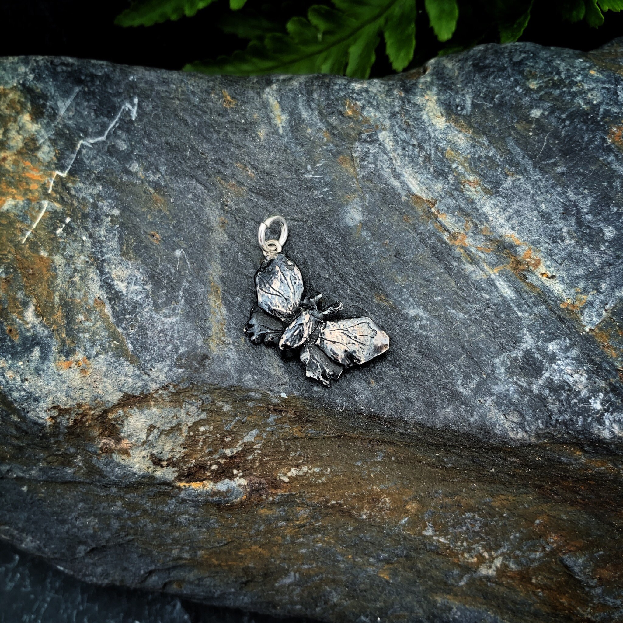 Moth Necklace Silk Moth 'fred' -  Hong Kong