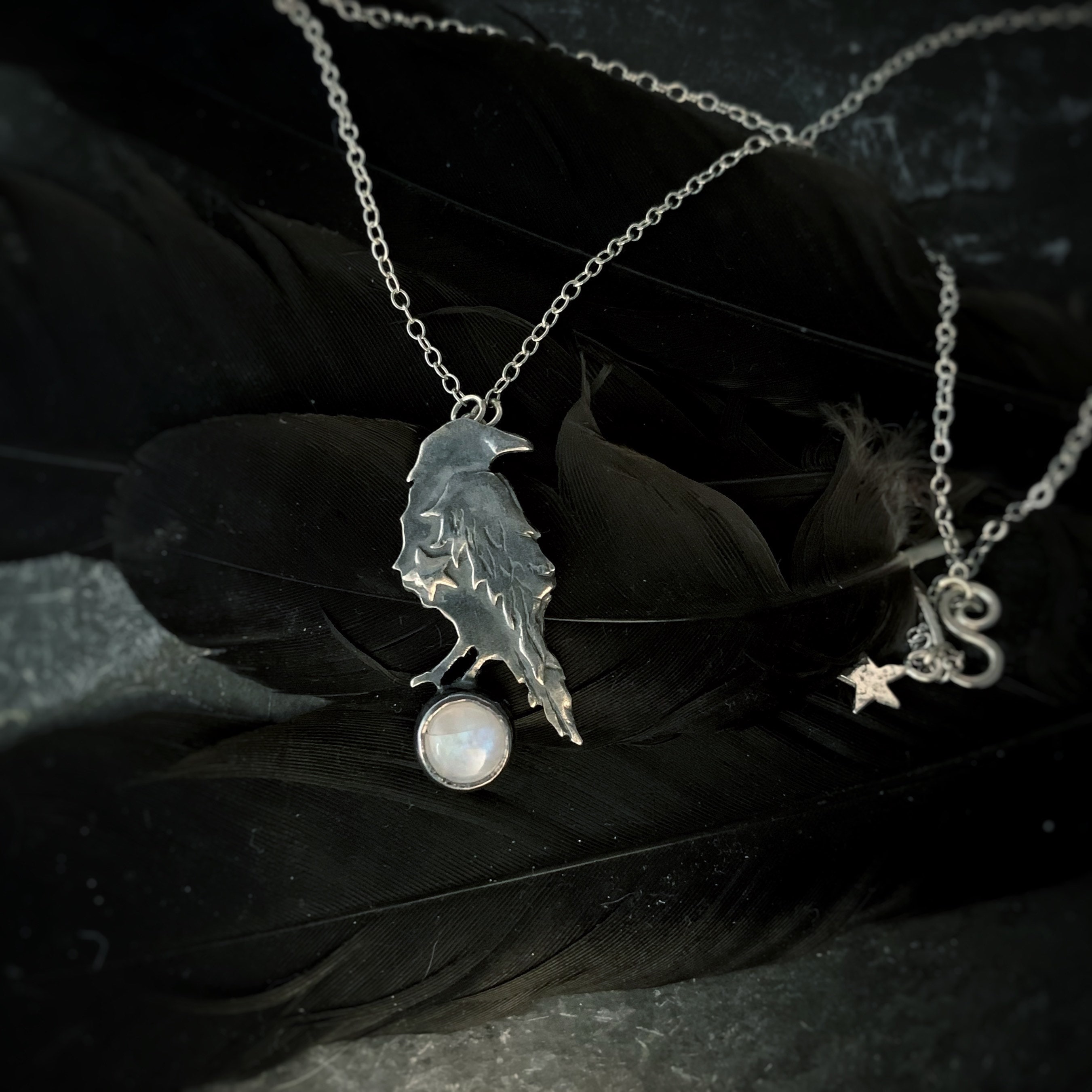 Raven necklace cheap