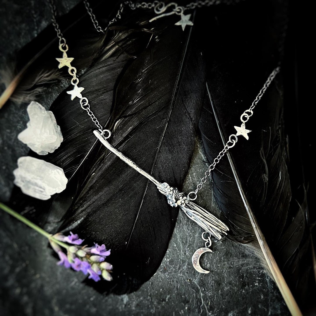 Broomstick Necklace Lilias Etsy