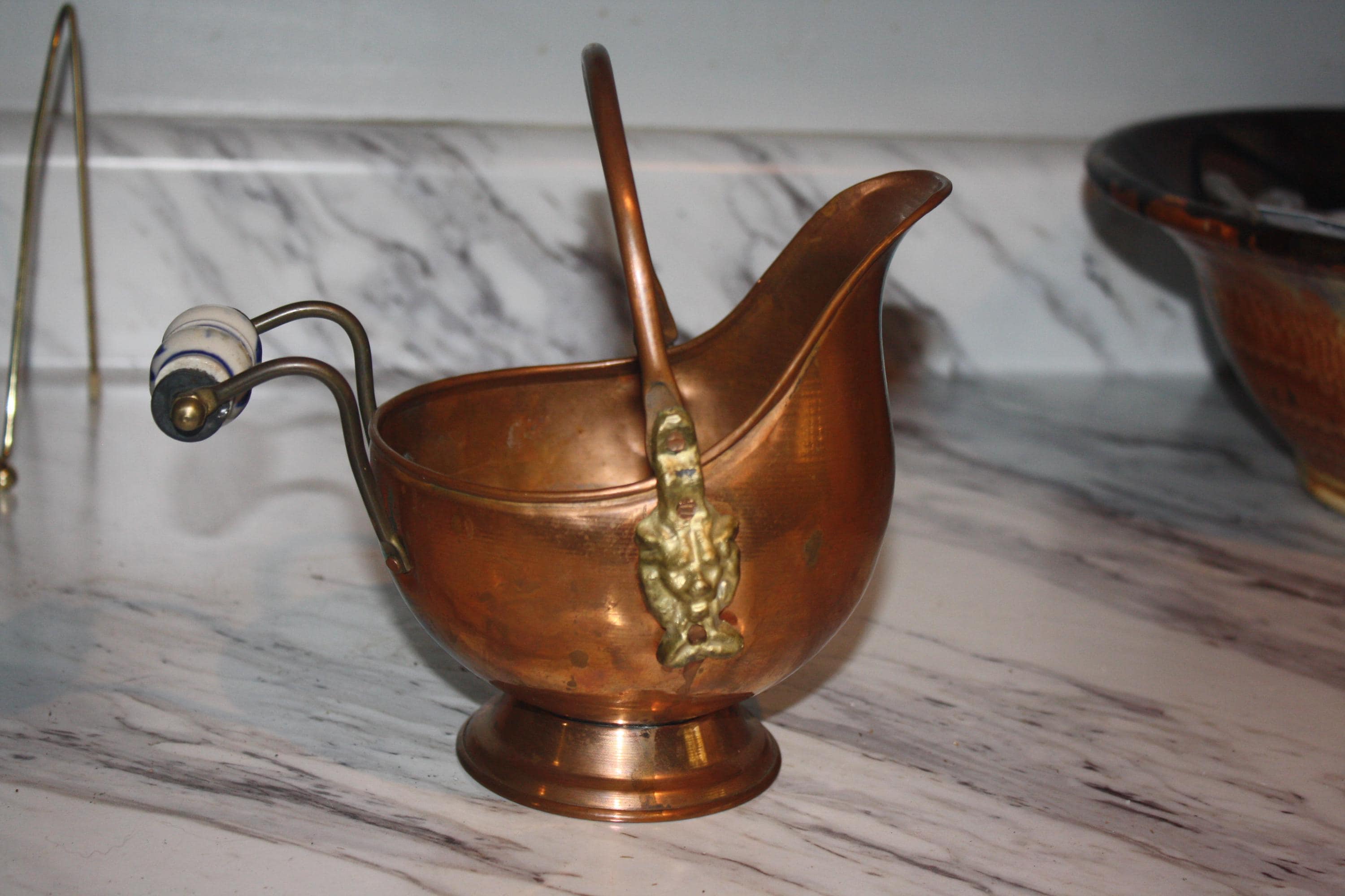 Vintage Brass Coal Scuttle - Etsy