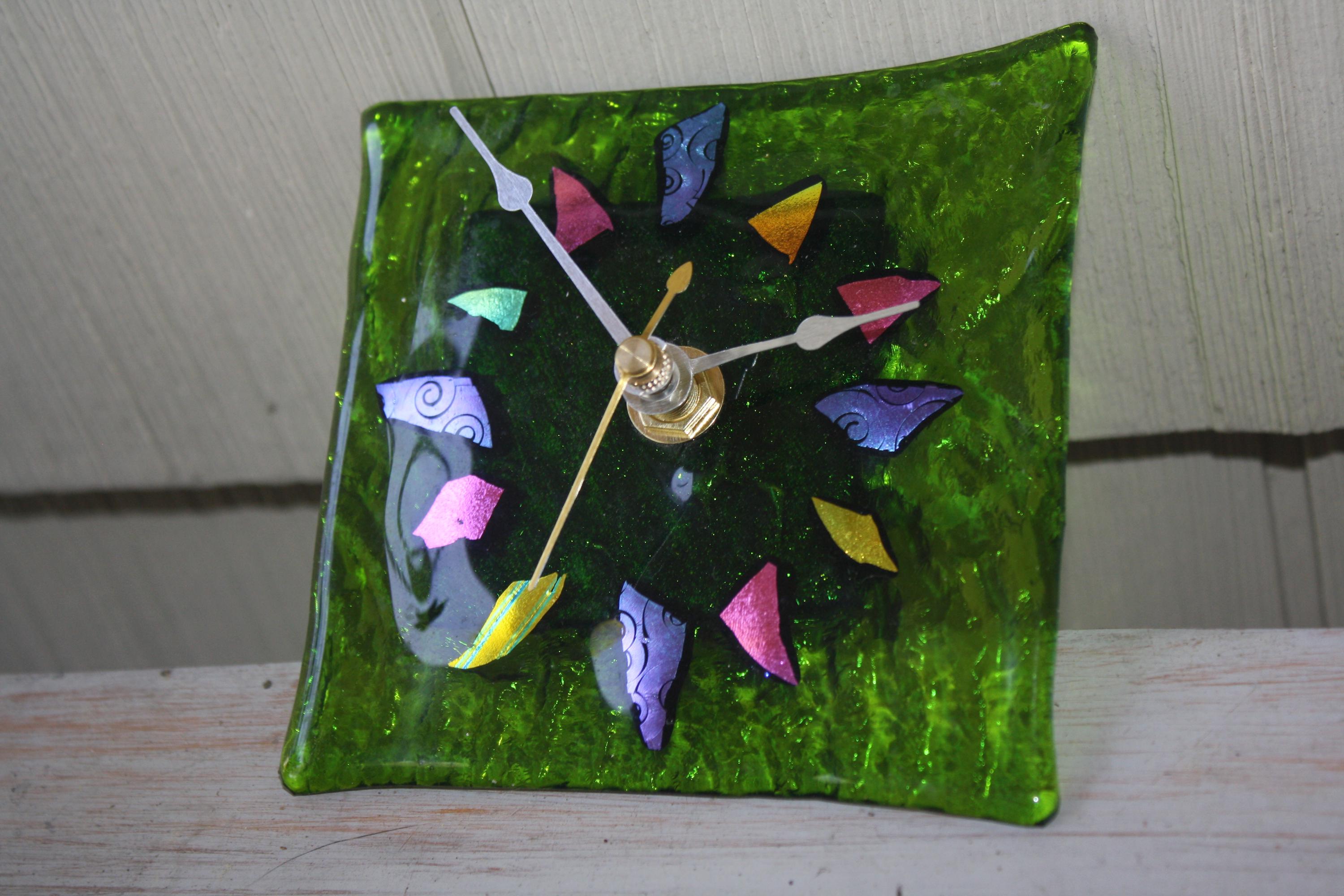 Murano Glass Table Clock - Etsy
