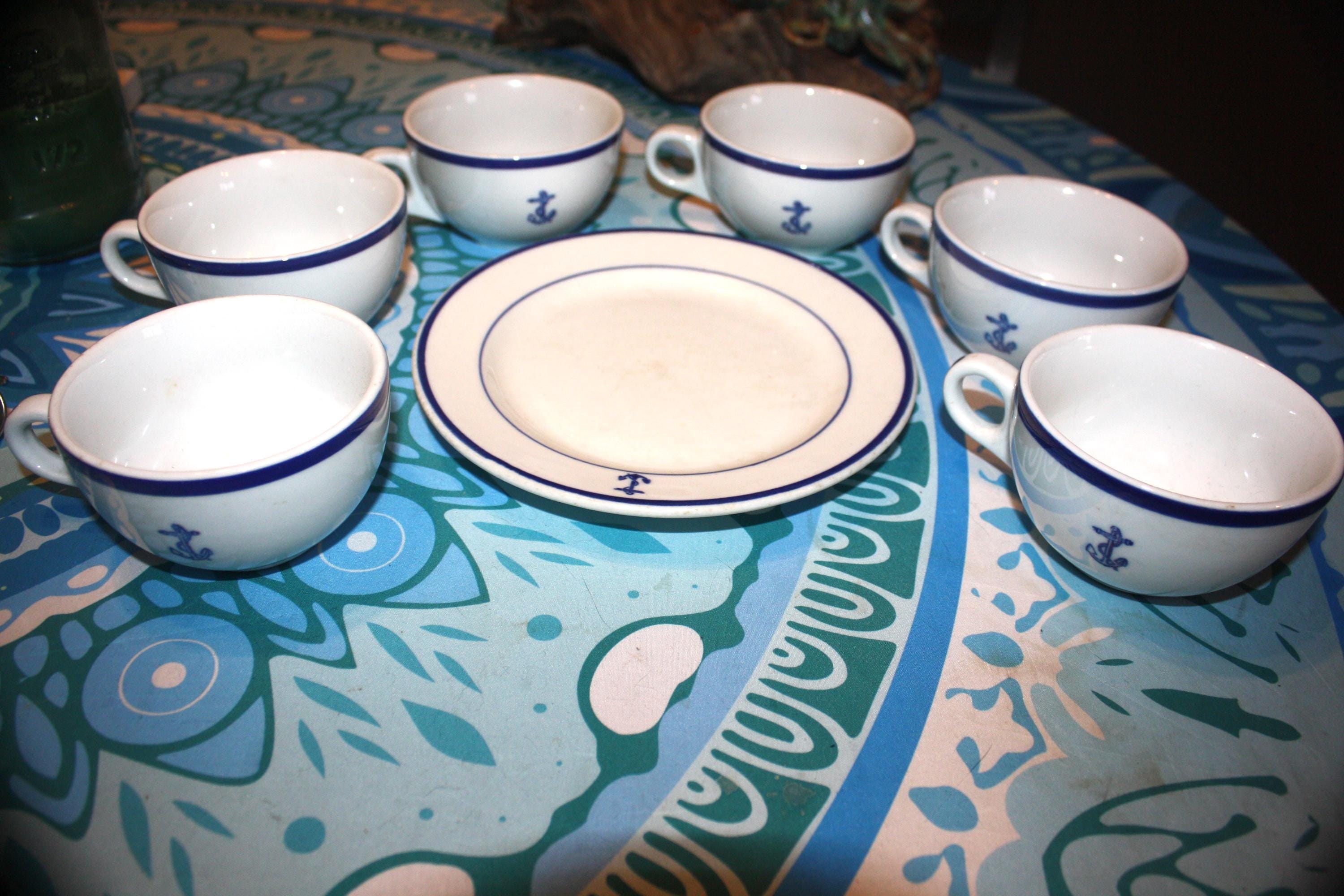 Vintage Navy Mess Dinnerware - Etsy