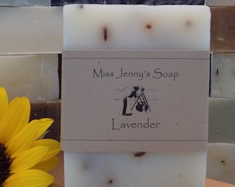 Lavender Soap Bar: All Natural, Calming, and Moisturizing