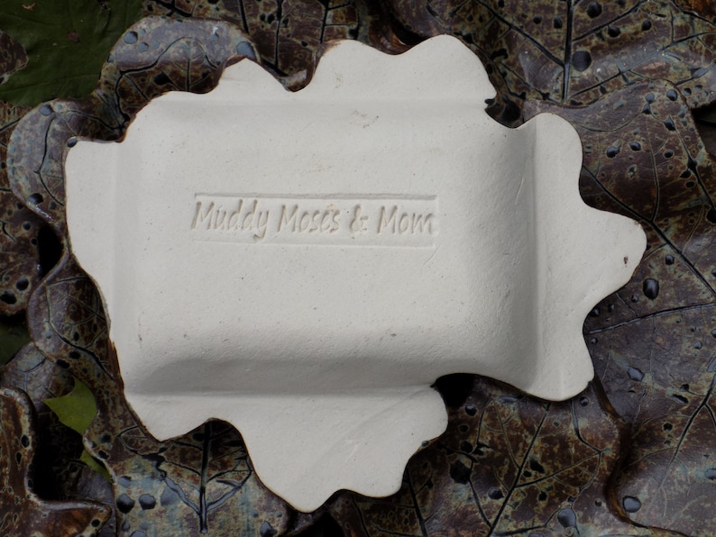 Mountain Leaf Soap Dish Handmade Stone Soap Tray Stamped Soap Holder Small Jewelry Dish Homemade Soap Dish Thinking of You Gift image 10