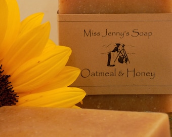 Oatmeal and Honey Soap: All Natural Soothing Skincare