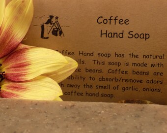 Coffee Soap Bar: All Natural Tallow Soap for Odor Removal
