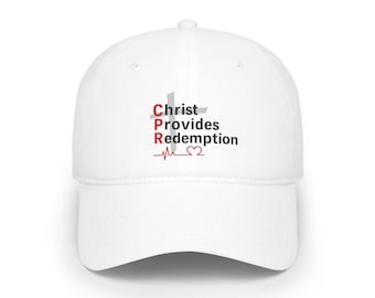 Christus bietet Erlösung Baseballmütze | Baumwoll Twill Faith Hut